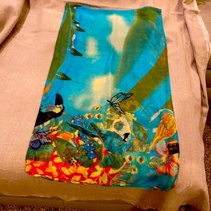 Multicolored shawl stripe